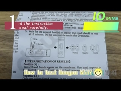 CE Dengue Antigen DEN NS1 Rapid Test Kit Kaset Untuk Plasma Serum Darah Utuh