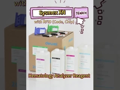 XN-350, XN-550, XN Series Analyzer Reagents Sysmex Hematologi Sistem Tertutup Barcode Chip RFID Card