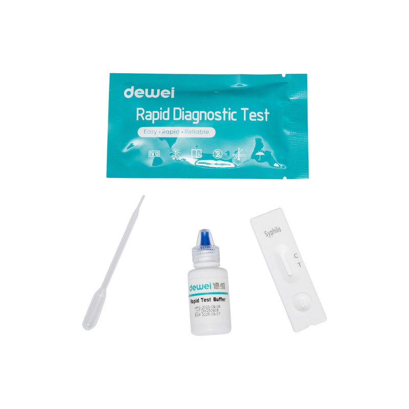40pcs 20pcs/Box Syphilis Rapid Test Kit For Whole Blood Serum Plasma